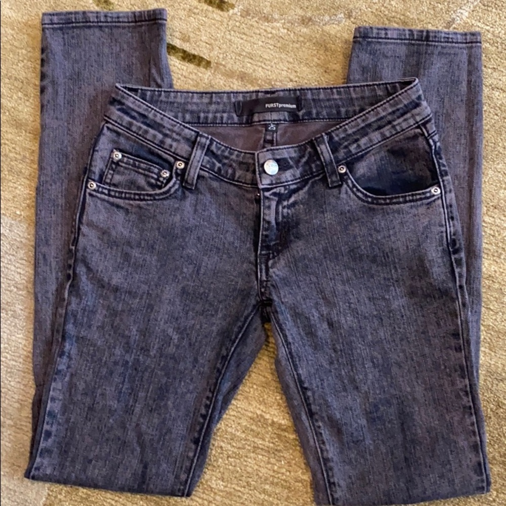 ~FURST Premium~ Low Rise Black Skinny Jeans